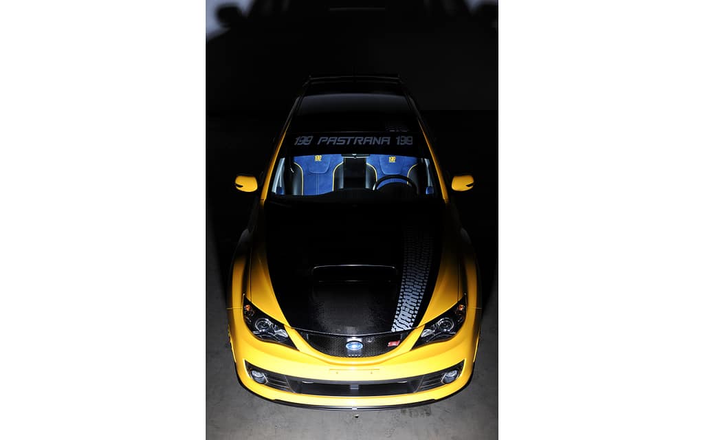 2009 WRX STI Pastrana 199 Interior Lit