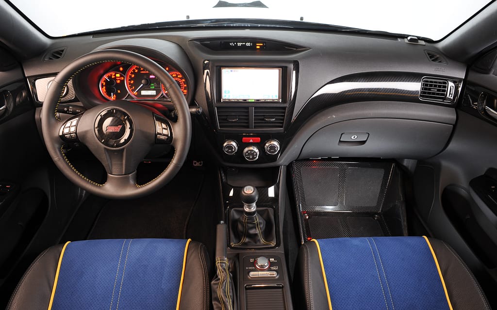2009 WRX STI Pastrana 199 Interior