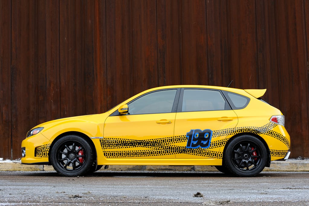 2009 WRX STI Pastrana 199 Exterior Side