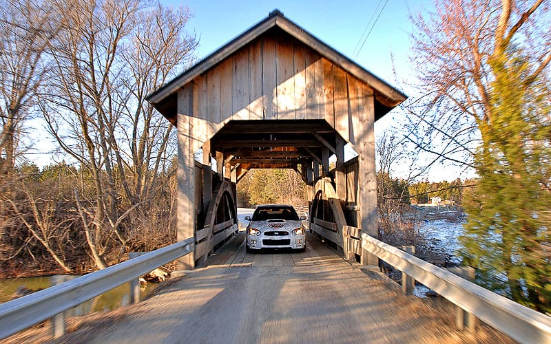 2004 Gumball 3000 Ken Block Covered Bridge
